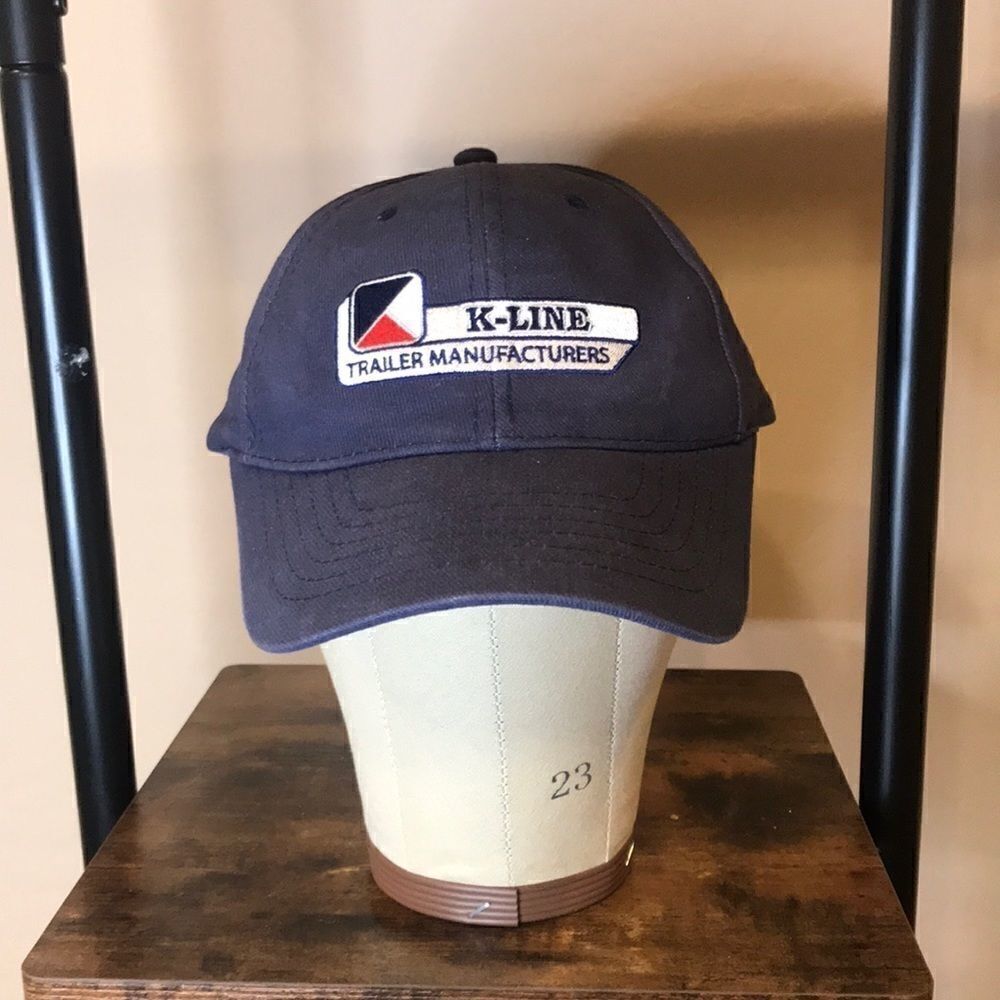 K-Line Trailer Manufacturers Logo Hat, Red White and Blue Embroidered Logo